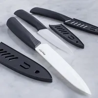 Starfrit Ceramic Chef Knife Starter - Set of 3 (Black/White)