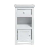 KSP Tivoli Wood Towel Cabinet (White)