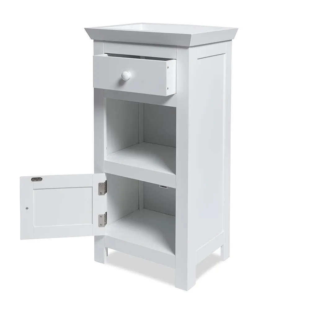 KSP Tivoli Wood Towel Cabinet (White)