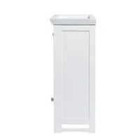 KSP Tivoli Wood Towel Cabinet (White)