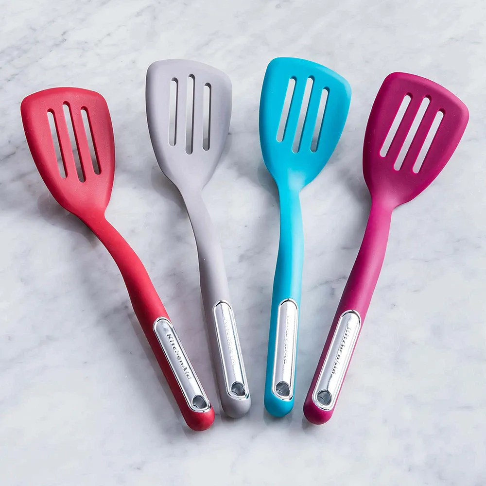 KitchenAid Cooks Silicone Slotted Turner