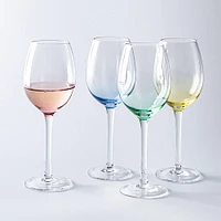 KSP Mingle Rainbow White Wine Glass - Set of 4 (10.6oz.)