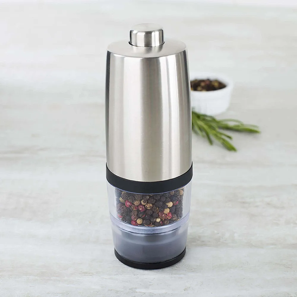 KSP Mini Battery Pepper Mill (Stainless Steel)