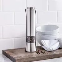 KSP Sleek Battery Salt and Pepper Mill (Stainless Steel)