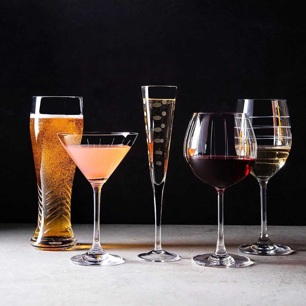 KSP Soiree Etched Wine Glass