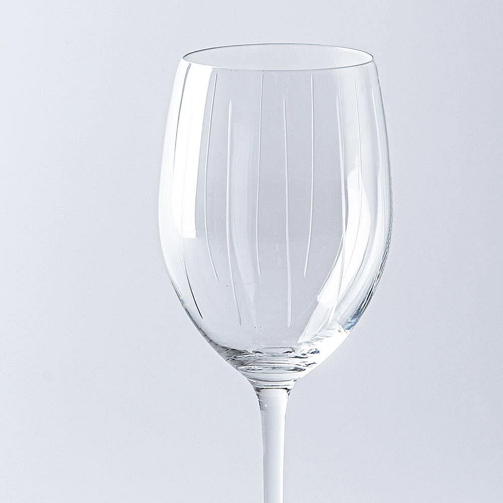KSP Soiree Etched White Wine Glass - Set of 4 (17oz.)