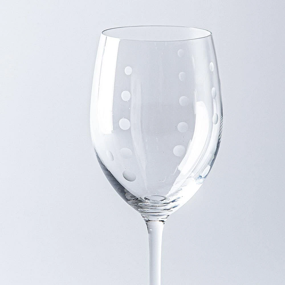 KSP Soiree Etched White Wine Glass - Set of 4 (17oz.)