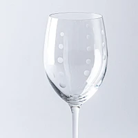 KSP Soiree Etched White Wine Glass - Set of 4 (17oz.)