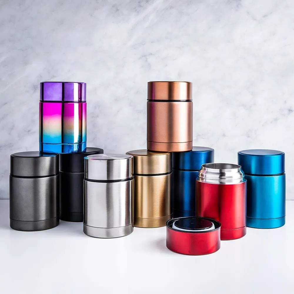 KSP Togo Thermal Food Storage Jar 430ml (Metallic