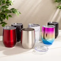 KSP Vino Double Wall Stemless Wine (Stainless Steel)