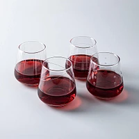 KSP Soiree Etched Stemless Wine Glass - Set of 4 (11.5oz)