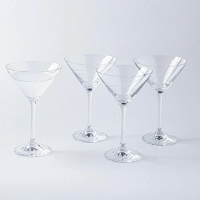 KSP Soiree Etched Martini Glass - Set of 4 (7oz.)