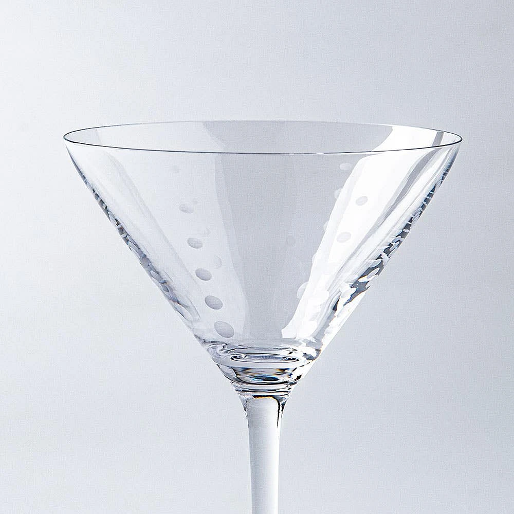 KSP Soiree Etched Martini Glass - Set of 4 (7oz.)