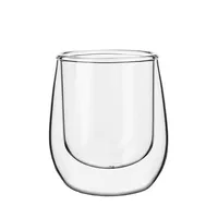 KSP Milano Double Wall Espresso Glass - 80 ml, Set of 2