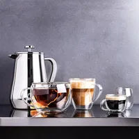 KSP Milano Double Wall Espresso Glass - 80 ml, Set of 2