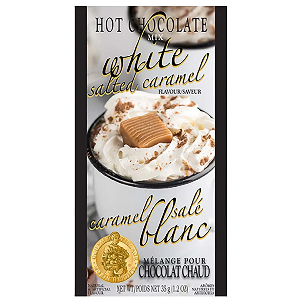 Gourmet Du Village Single Serve 'White Salted Caramel' Hot Chocolate