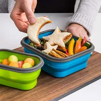 KSP Lunch Pop! 'Rectangle' Silicone Food Container (Asstd.)