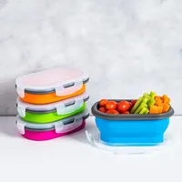 KSP Lunch Pop! 'Rectangle' Silicone Food Container (Asstd.)