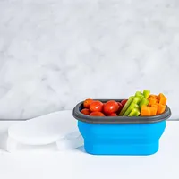 KSP Lunch Pop! 'Rectangle' Silicone Food Container (Asstd.)