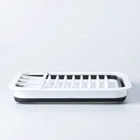 KSP Tubby Collapsible Dish Rack (White/Grey)