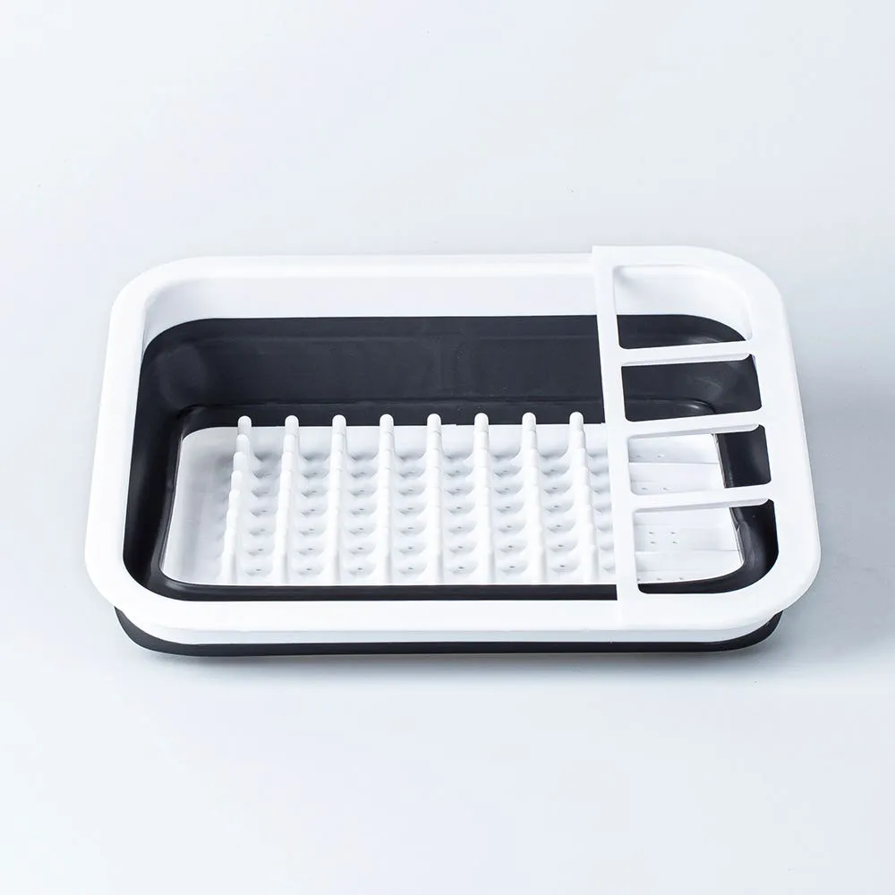 KSP Tubby Collapsible Dish Rack (White/Grey)