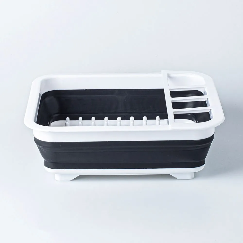 KSP Tubby Collapsible Dish Rack (White/Grey)