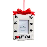 Kurt Adler Christmas 'Dog/Cat Picture Frame' Ornament (Asstd.)