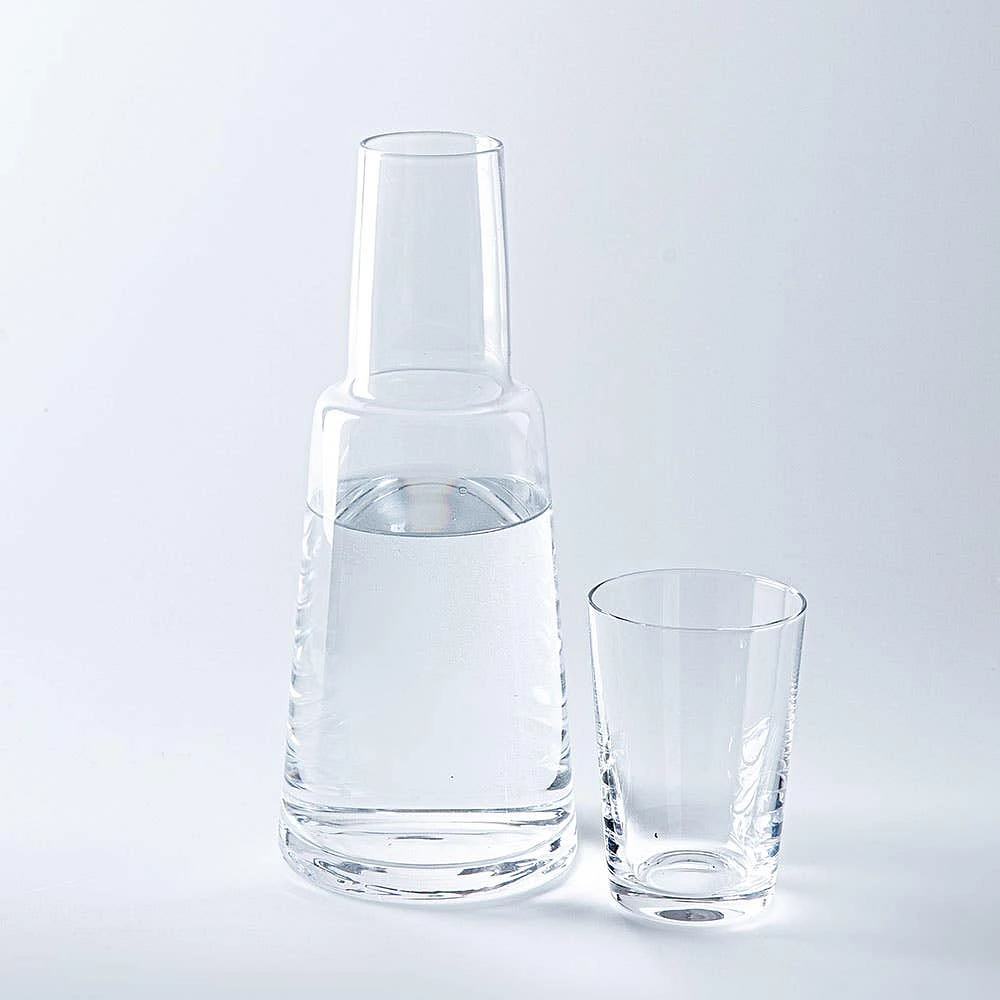 KSP Tranquil Bedside Water Carafe with Glass (900mL))