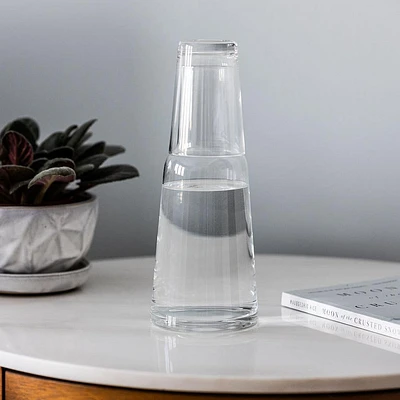 KSP Tranquil Bedside Water Carafe with Glass (900mL))