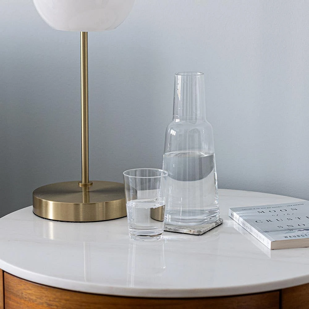 KSP Tranquil Bedside Water Carafe with Glass (900mL))