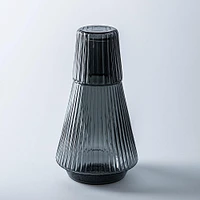KSP Maya Bedside Water Carafe with Glass (Smoke)