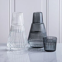 KSP Maya Bedside Water Carafe with Glass (Smoke)