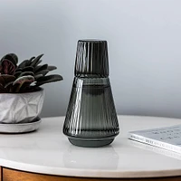 KSP Maya Bedside Water Carafe with Glass (Smoke)
