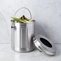 KSP Eco Metal Compost Pail (Stainless Steel)