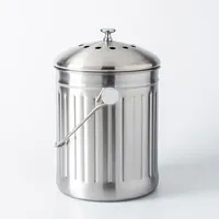 KSP Eco Metal Compost Pail (Stainless Steel)