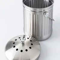 KSP Eco Metal Compost Pail (Stainless Steel)