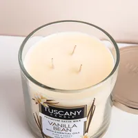Empire Tuscany 'Vanilla Bean' 3-Wick Glass Jar Candle
