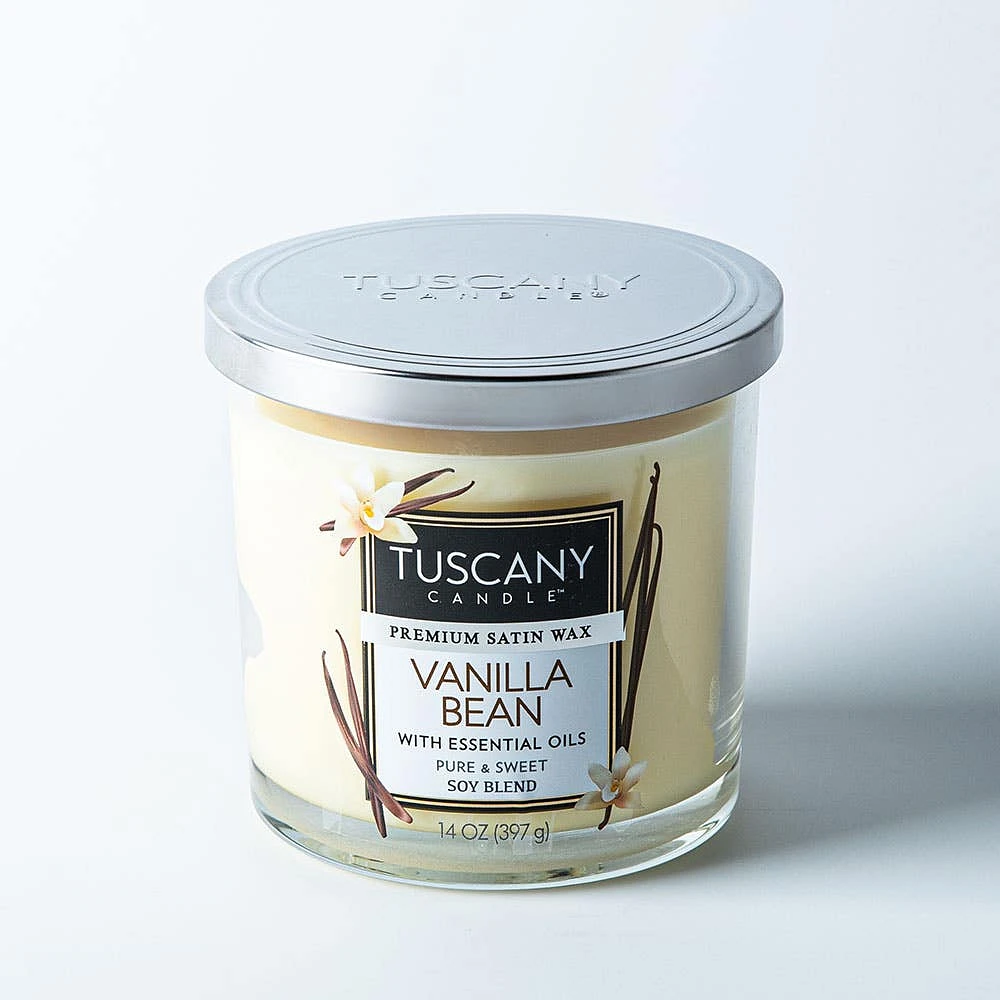 Empire Tuscany 'Vanilla Bean' 3-Wick Glass Jar Candle