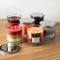 Empire Tuscany 'Pomegranate Fizz' 3-Wick Glass Jar Candle