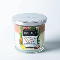 Empire Tuscany 'Coconut Colada' 3-Wick Glass Jar Candle