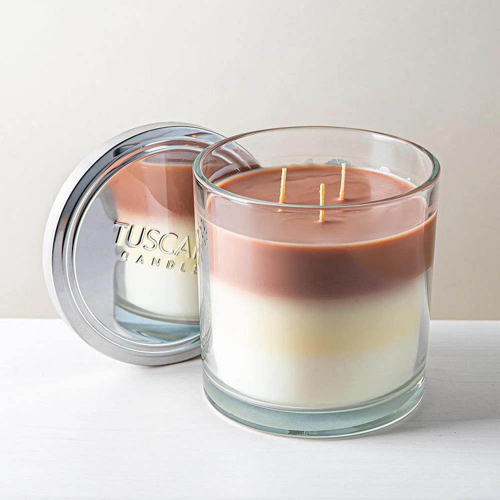 Empire Tuscany 'Coconut Colada' 3-Wick Glass Jar Candle