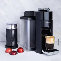 Nespresso VertuoLine Espresso Maker with Milk Frother (Black)