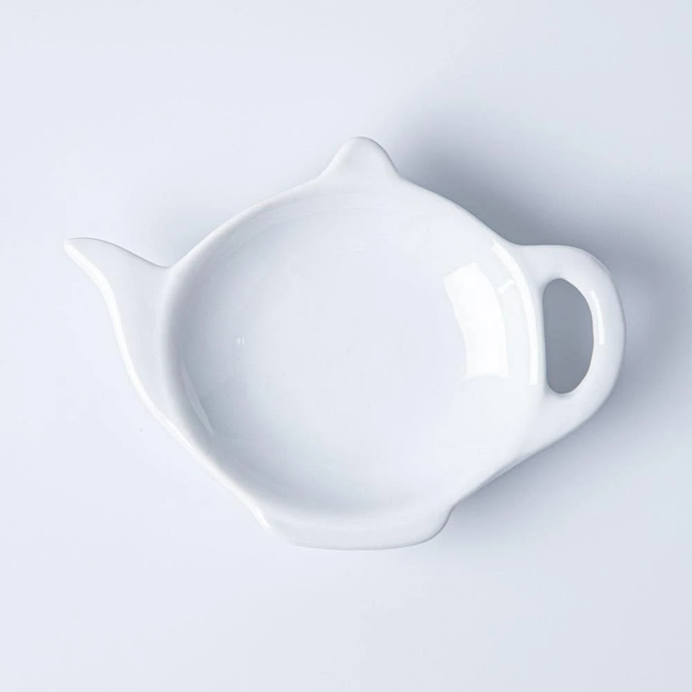 Bia Tea Time Porcelain Teabag Holder 4.5" (White)