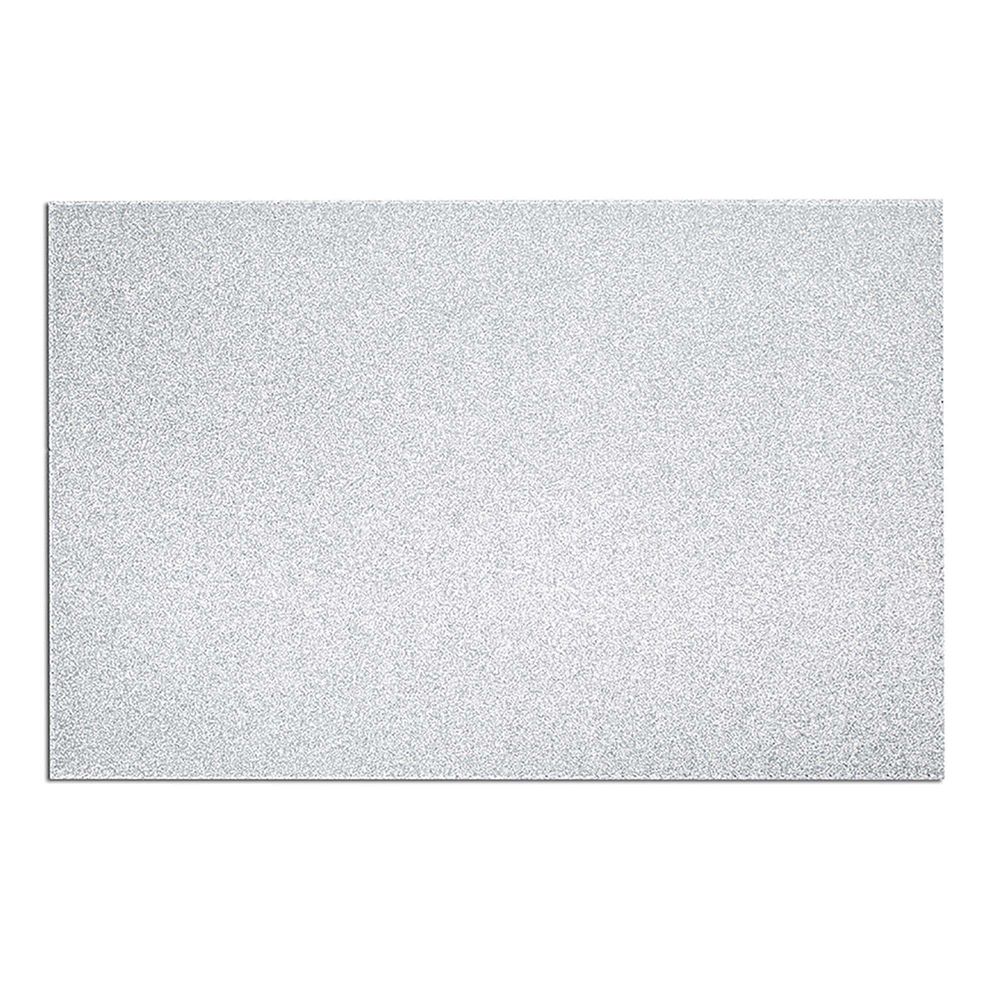 KSP Christmas Hardboard 'Glitter' Placemat (Silver)