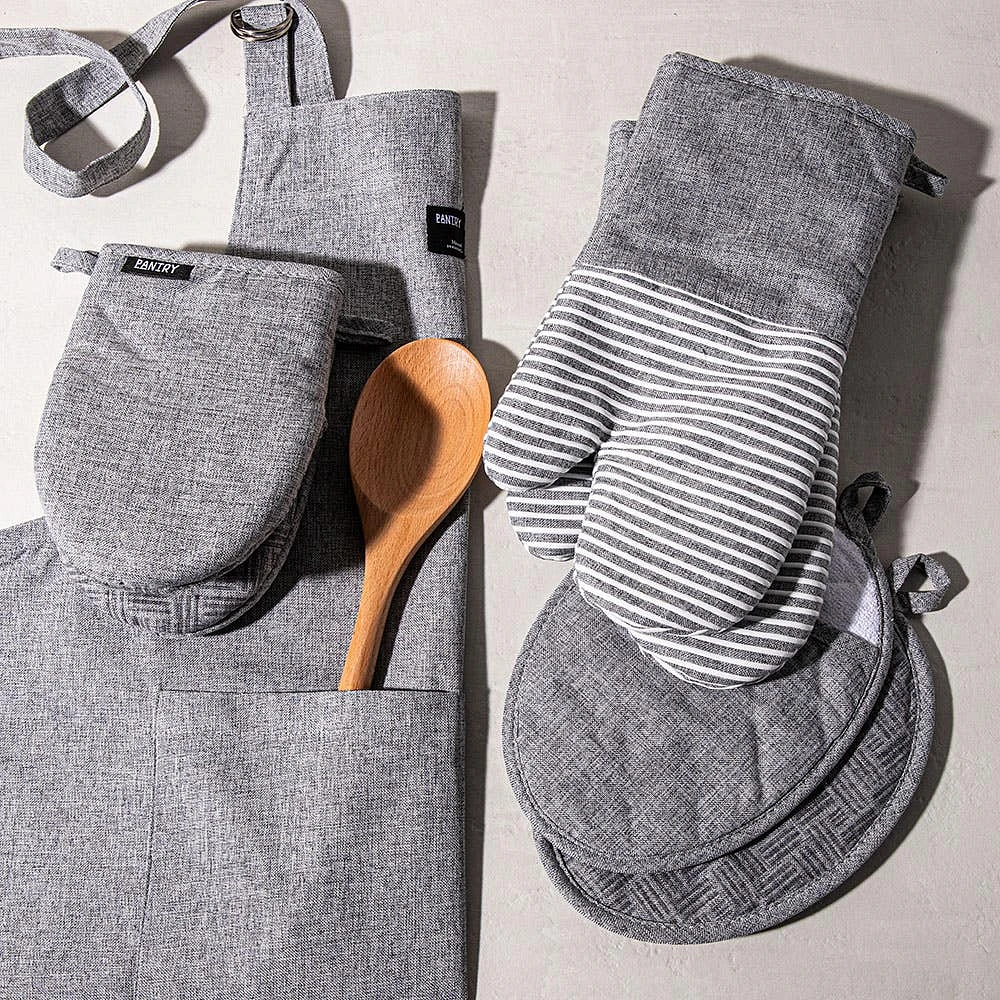 Harman Pantry Chambray Cotton Oven Mitt