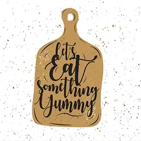 Harman 3-Ply 'Let'S Eat Something Yummy' Paper Napkin (White)