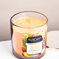 Empire Tuscany 'Island Nectar' 3-Wick Glass Jar Candle