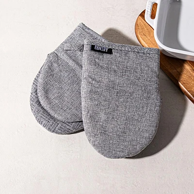 Harman Pantry Chambray Cotton Mini Oven Mitt