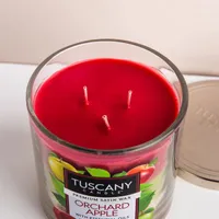 Empire Tuscany 'Orchard Apple' 3-Wick Glass Jar Candle