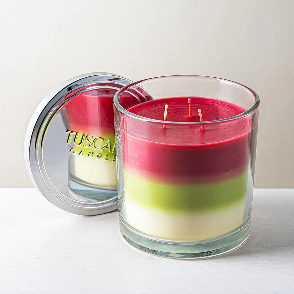 Empire Tuscany 'Orchard Apple' 3-Wick Glass Jar Candle